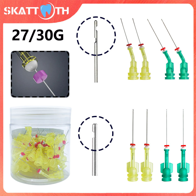 Teeth Whitening Tips - 50Pcs Dental Endodontic Irrigation Needle Tip