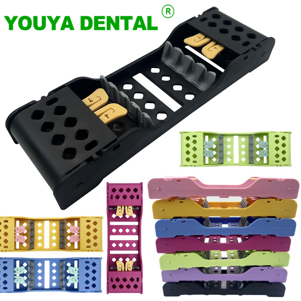 Teeth Whitening Tray - 4 Slots Dental Sterilization Box Plastic
