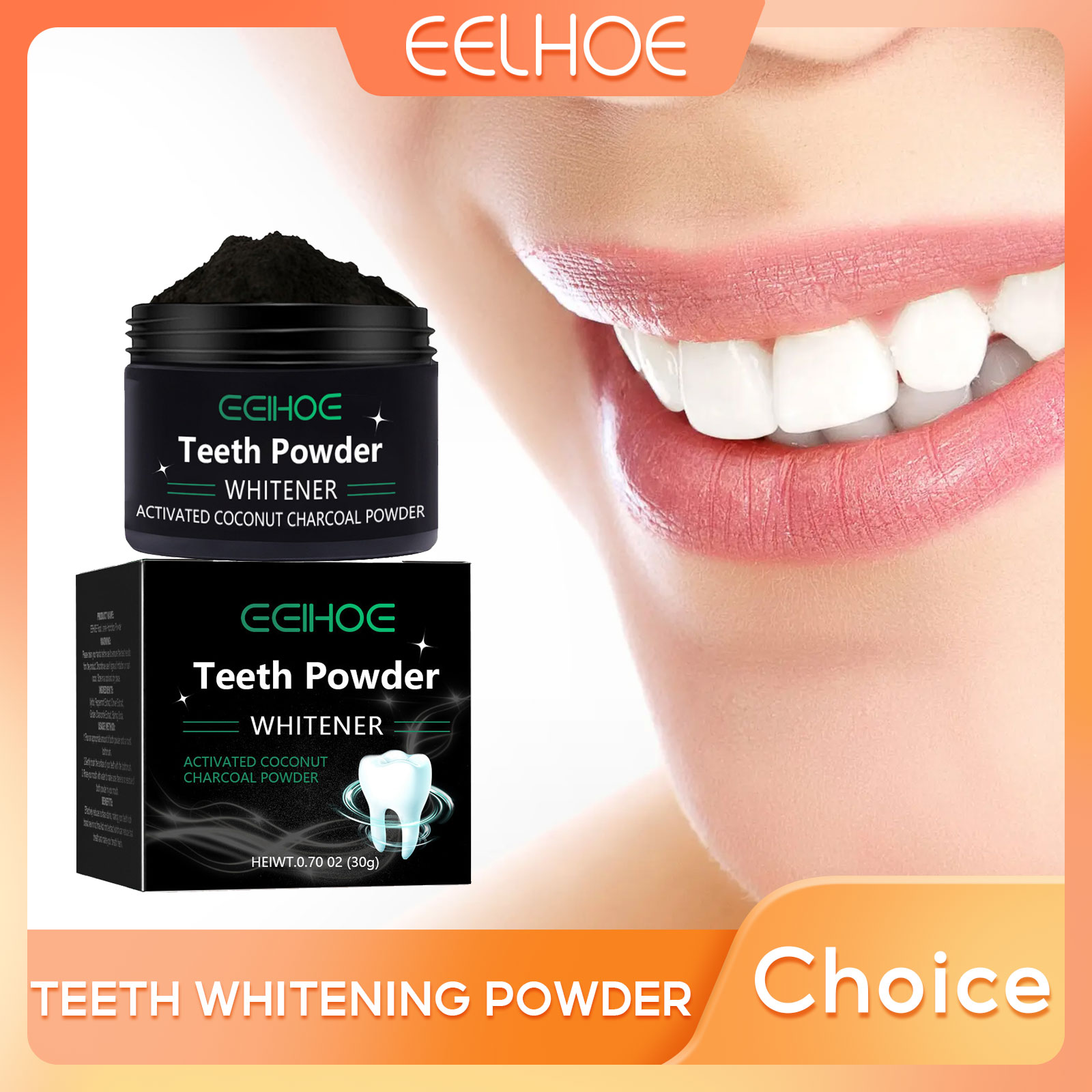 EELHOE Charcoal Powder for Tee - Teeth Whitening Charcoal 评论和价格
