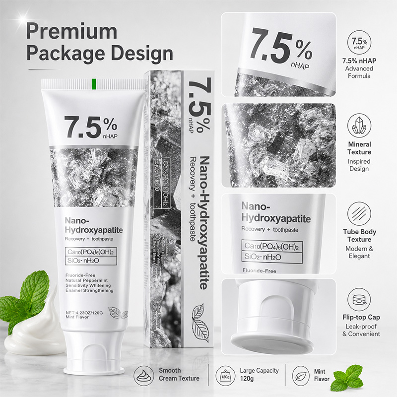 5/6Pcs 7.5% nHAP Nano Hydroxya - Hydroxyapatite Toothpaste 评论和价格