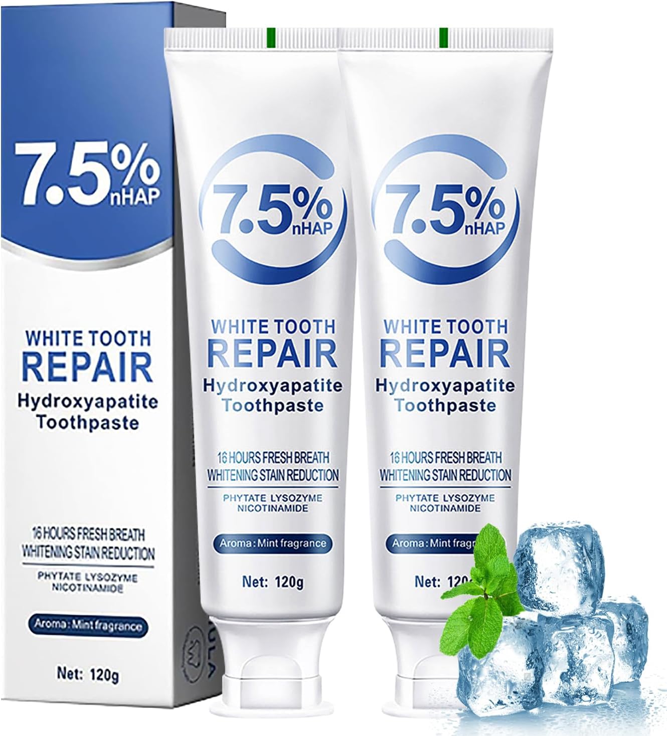 1/2Pcs Hydroxyapatite Toothpas - Hydroxyapatite Toothpaste 评论和价格