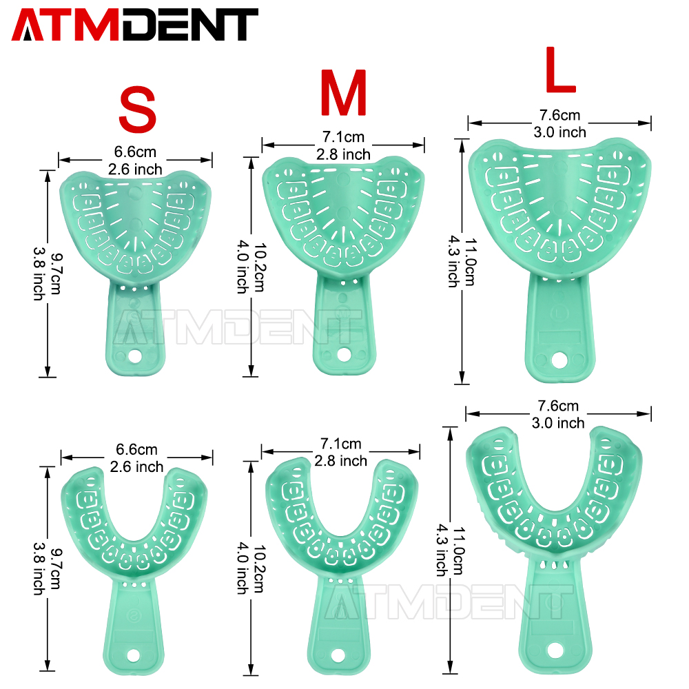6Pcs/Set Dental Impression Pla - Teeth Whitening Tray 评论和价格