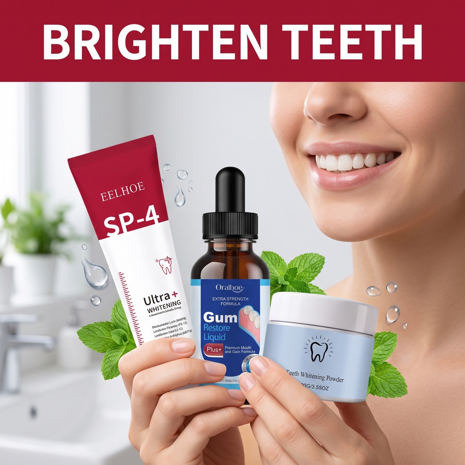 Oral Care Combo Set Whitening  - Teeth Whitening Price 评论和价格