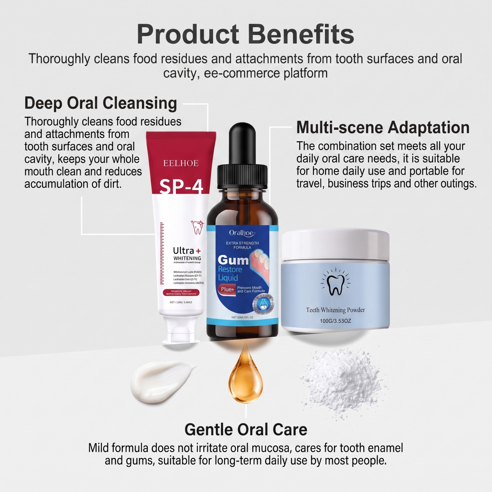 Oral Care Combo Set Whitening  - Teeth Whitening Price 评论和价格