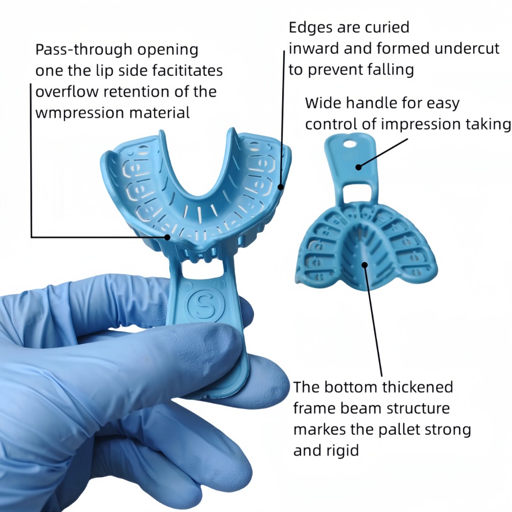 6Pcs/Set Dental Impression Pla - Teeth Whitening Tray 评论和价格
