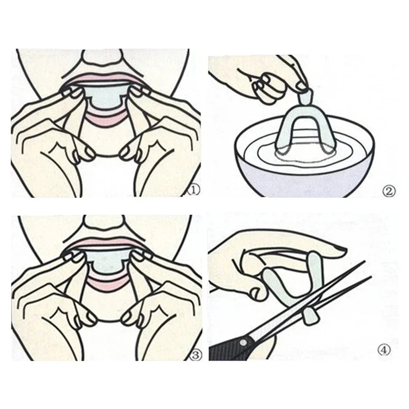 1/2/3/4/5/6Pairs Mouth Guard B - Teeth Whitening Before And After 评论和价格