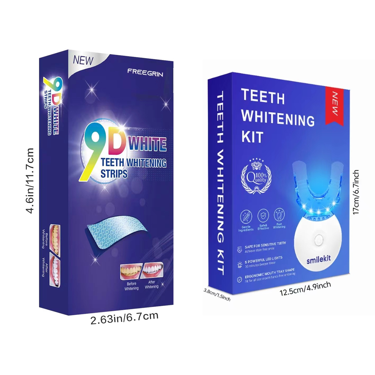 Teeth Whitening Kit - 5X LED L - Teeth Whitening Price 评论和价格