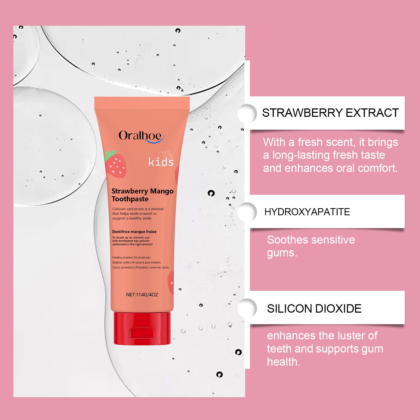 Strawberry-Flavored Children's - Hydroxyapatite Toothpaste 评论和价格