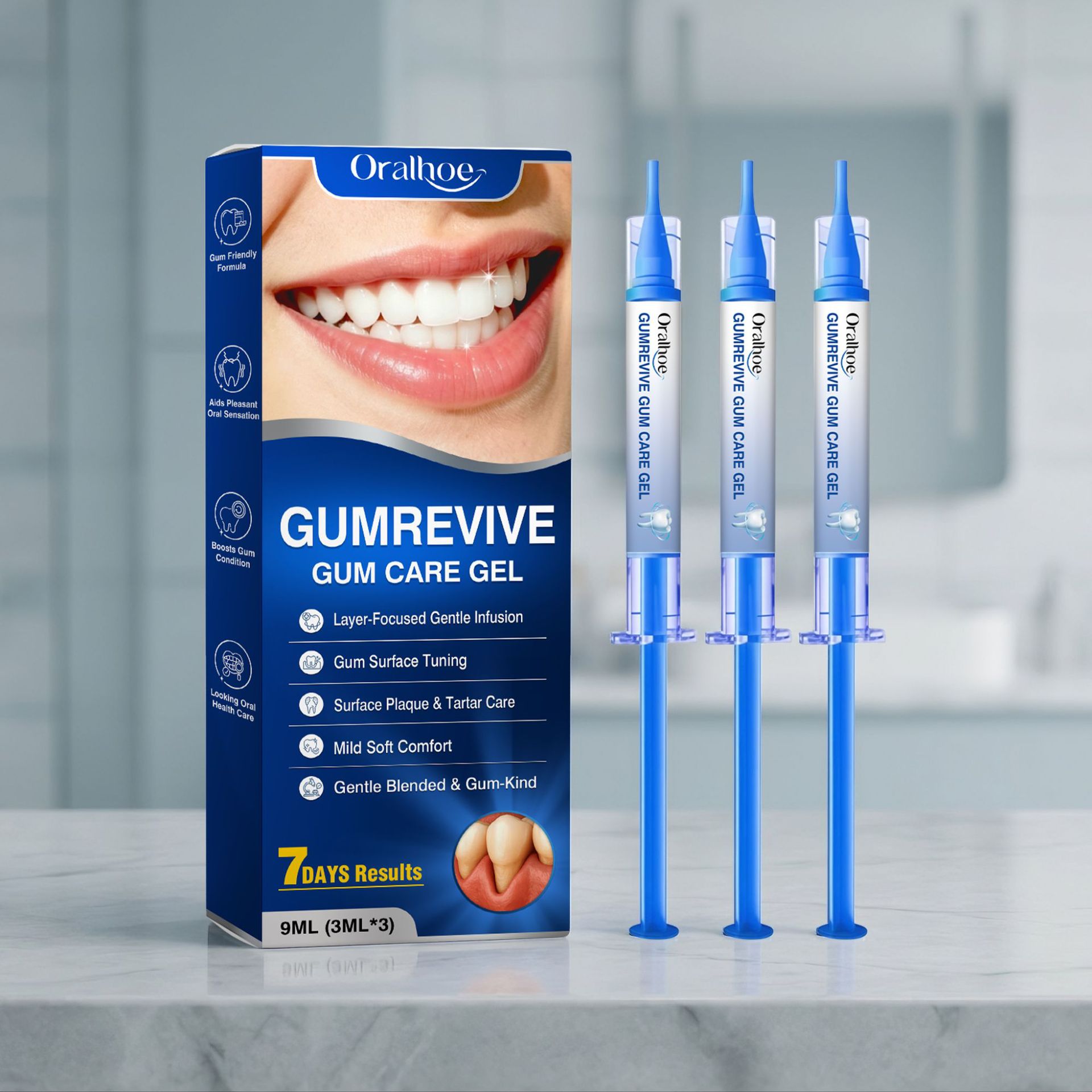 Oral Care Gel 3Pcs Gum Cleanin - Teeth Whitening Price 评论和价格