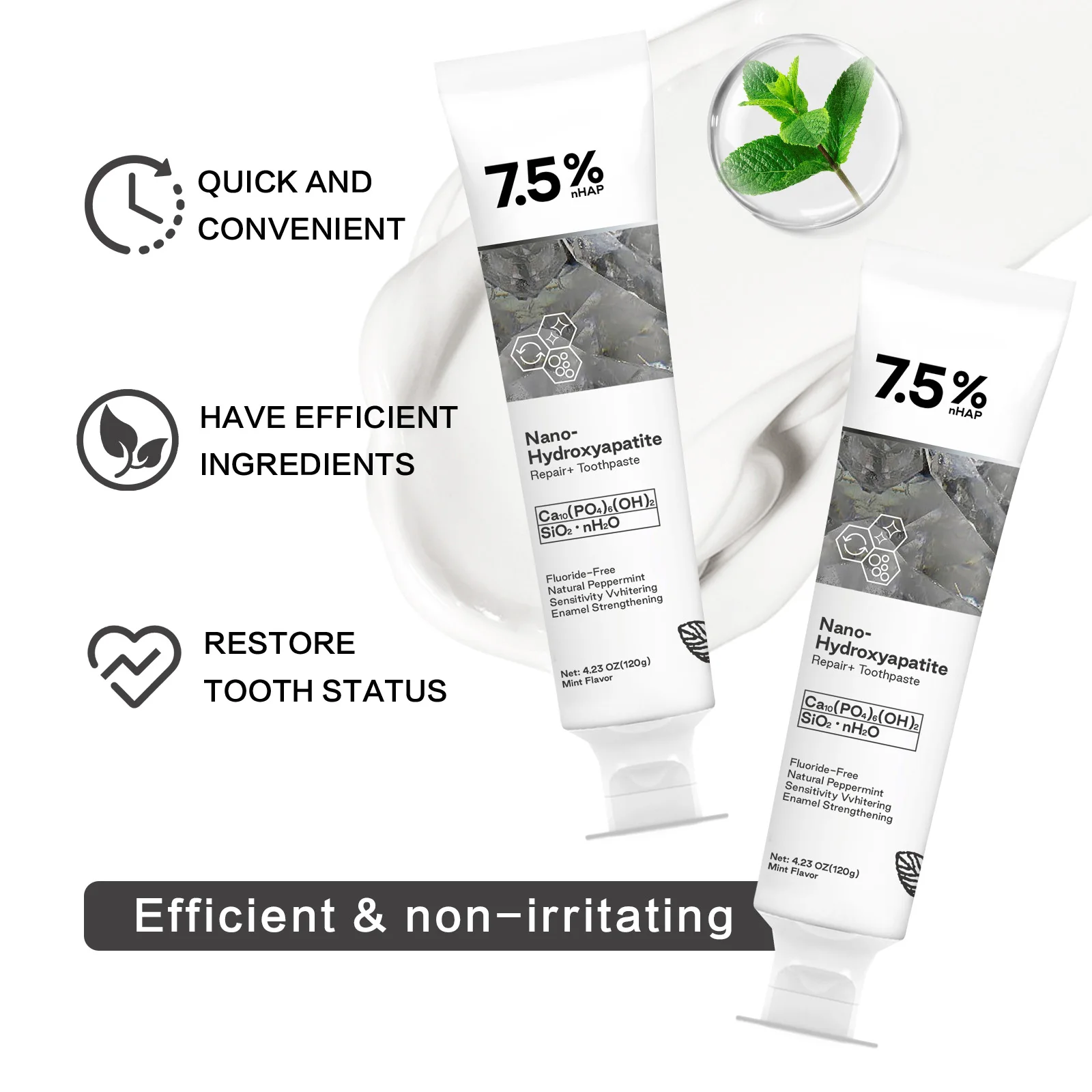 120g Nano Hydroxyapatite Tooth - Hydroxyapatite Toothpaste 评论和价格