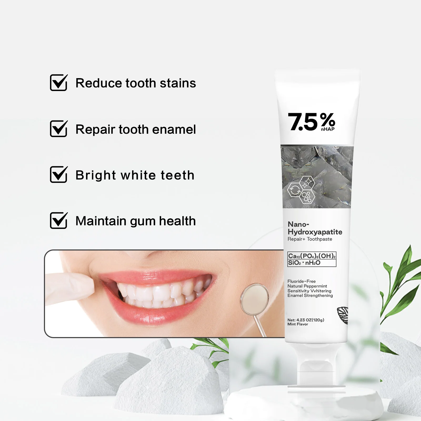 120g Nano Hydroxyapatite Tooth - Hydroxyapatite Toothpaste 评论和价格