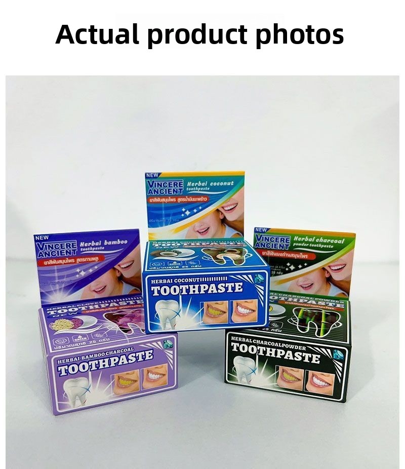 Natural Thai VINCERE Tooth Pow - Teeth Whitening Charcoal 评论和价格
