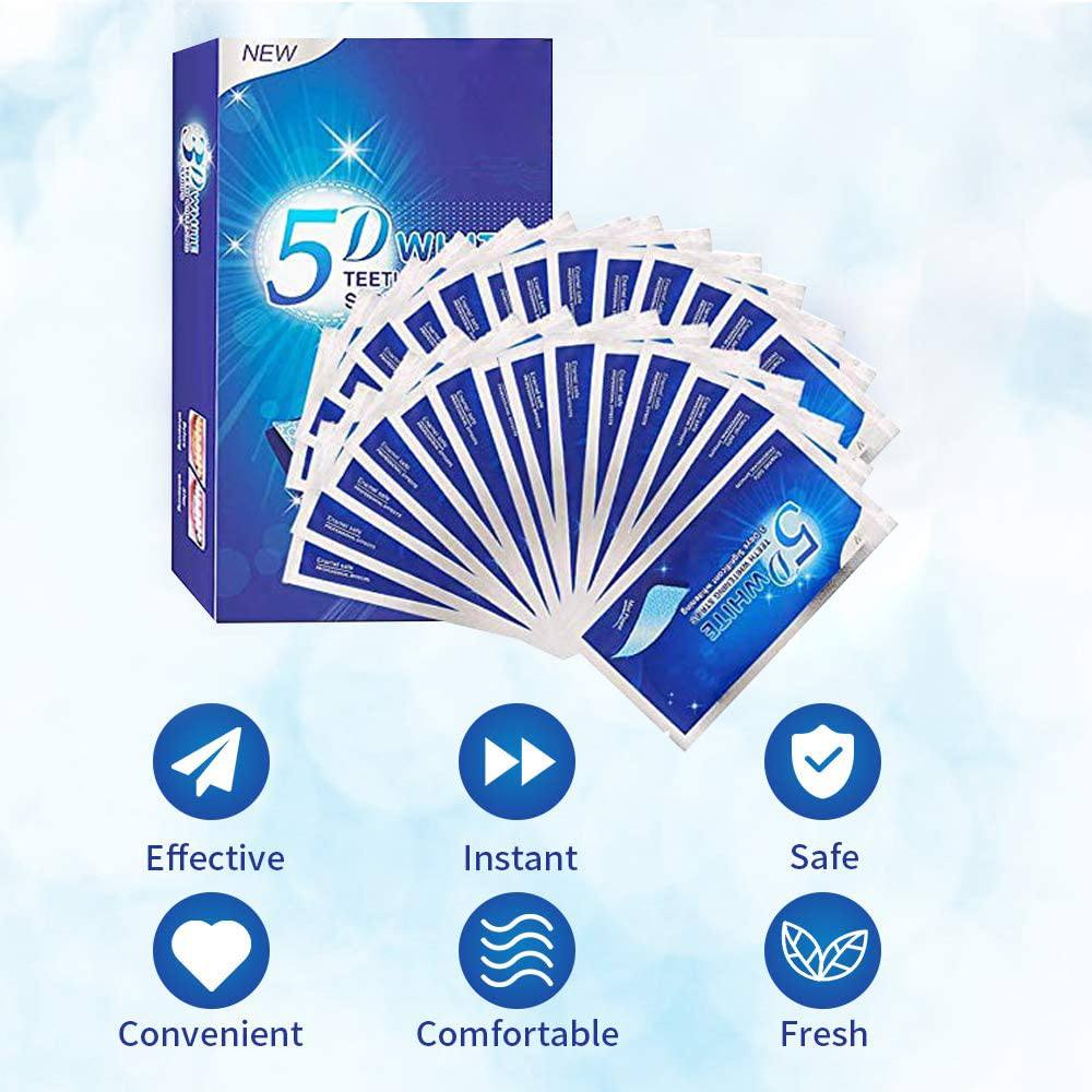 5D White Teeth Whitening Strip - Teeth Whitening Price 评论和价格
