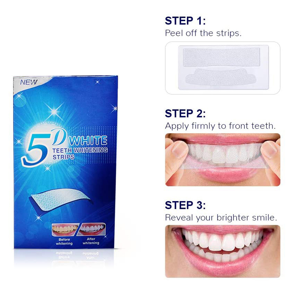 5D White Teeth Whitening Strip - Teeth Whitening Price 评论和价格