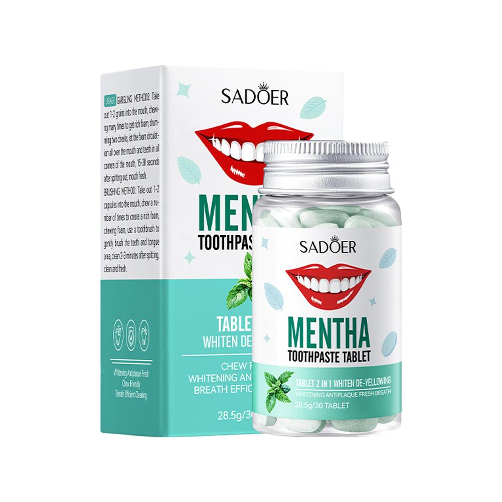 Mint Solid Toothpaste Tablets  - Teeth Whitening Price 评论和价格